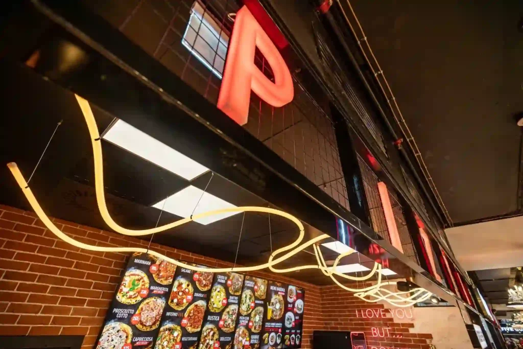 Neon Flex LED Restaurant Signage — Pizza Counter, Łódź - extra 2