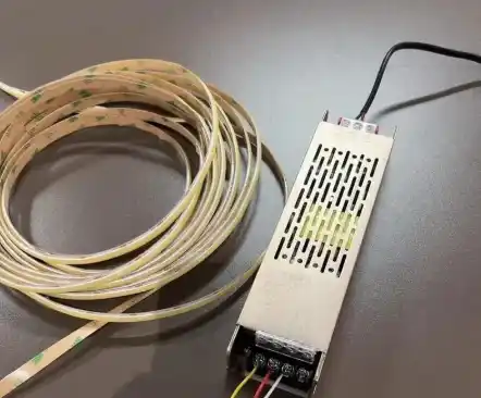 Connecting COB LED strips with soldering for a permanent installation