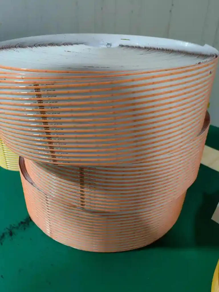 Thin COB LED strip soldering and connection check before installation