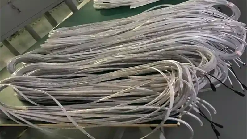 COB LED strip manufacturer in China production and sample evaluation