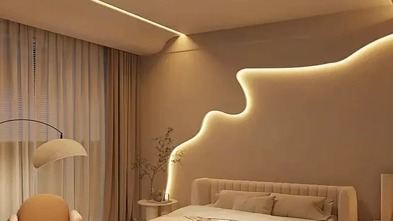 24V COB LED strip power supply and wiring layout for project installation