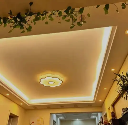 Hotel cove lighting installation using 24V COB LED strip