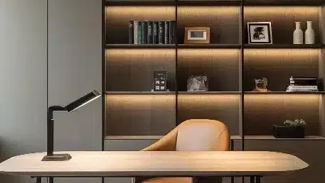 COB LED strip cabinet lighting effect with smooth dotless output