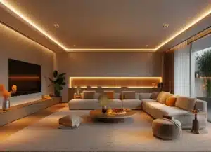 COB LED strip used for cabinet and joinery lighting project