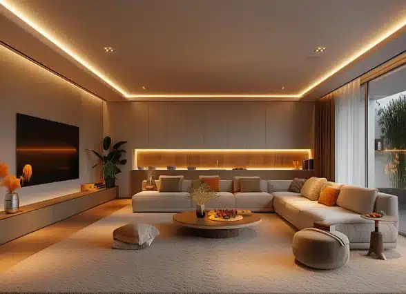 COB LED strip used for cabinet and joinery lighting project