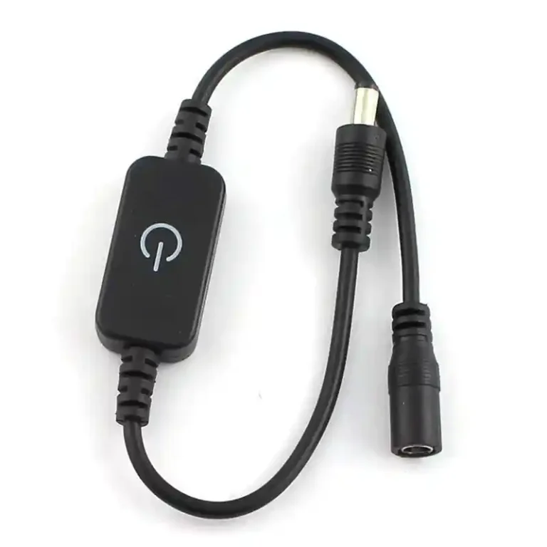 Senfey ES-LC-DIM-005 touch dimmer front face showing capacitive touch ring