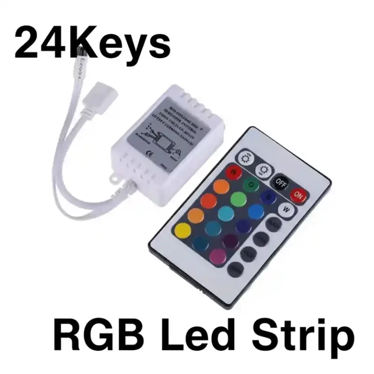 Senfey ES-LC-RGB-010 24-Key IR RGB LED Controller - 12V/24V IP20 close-up product photo