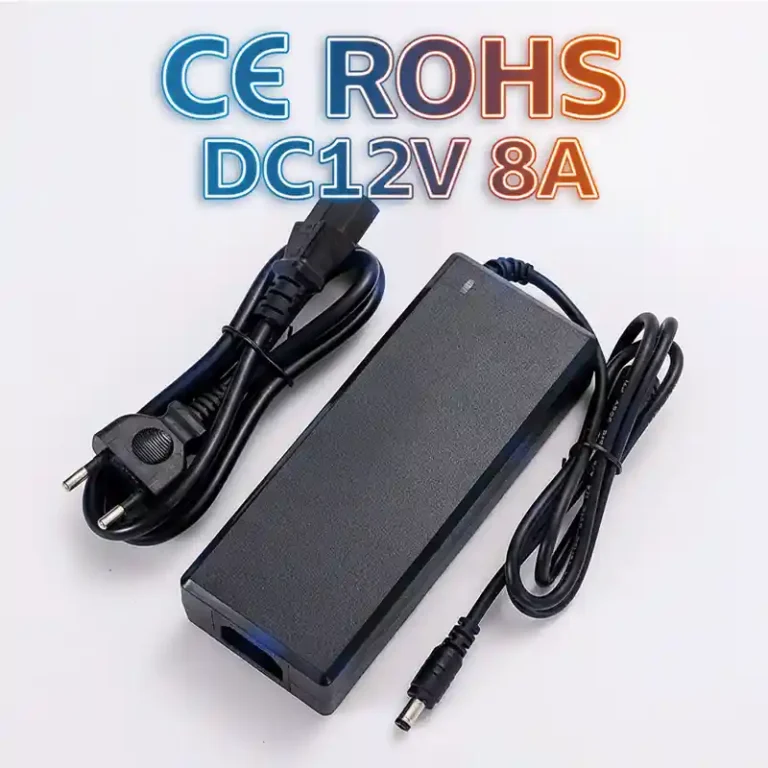 Senfey ES-PA-12085A DC12V 8A 96W LED Power Adapter - 12V IP20 close-up product photo