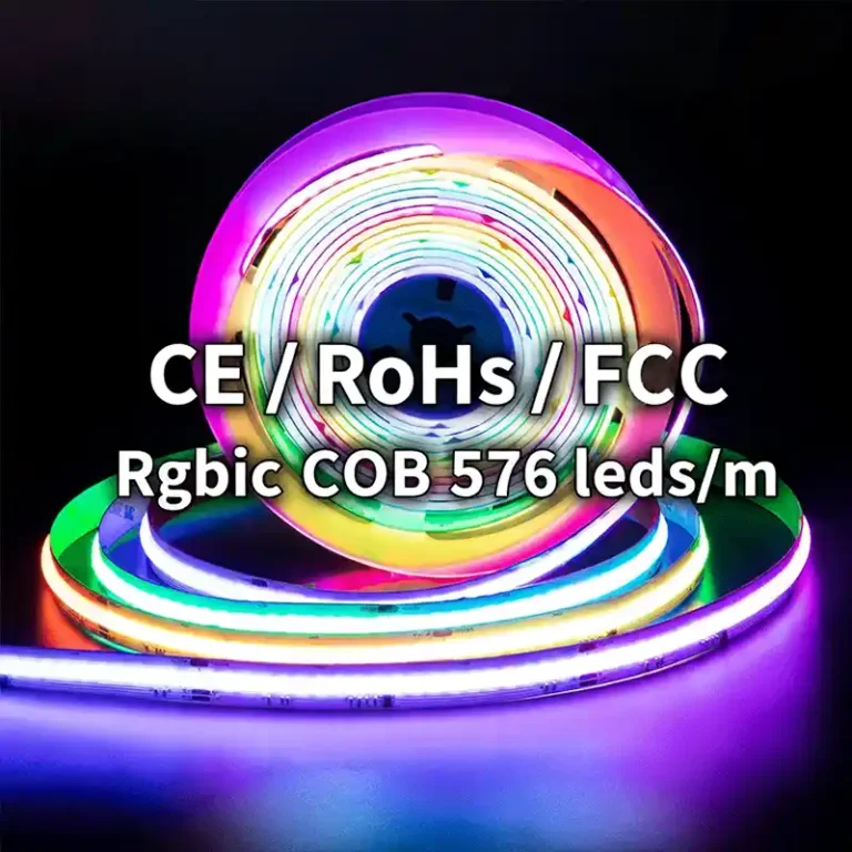 Full 5m reel of Senfey addressable RGBIC COB LED Strip 576LEDs/m