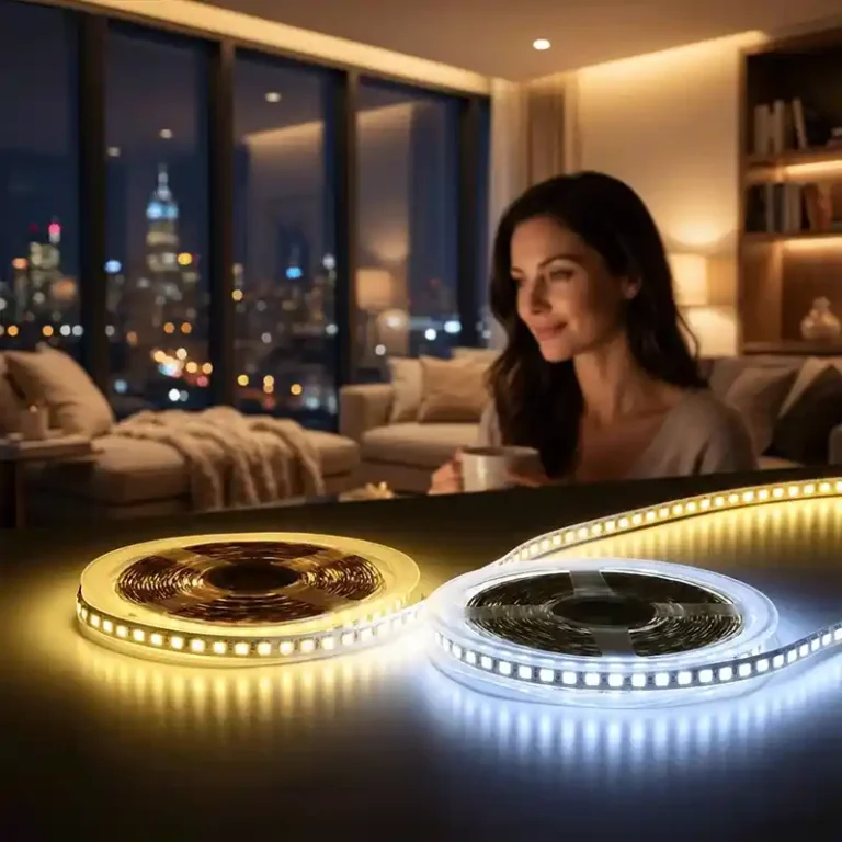 Senfey ES-5050-60-RGBW SMD 5050 RGBW LED Strip 60LEDs/m 12mm 12V/24V - 12V/24V IP20 close-up product photo