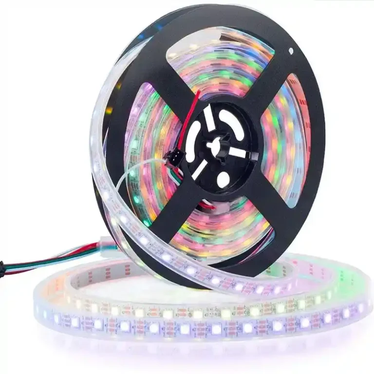 Senfey ES-WS2812B-60-5V WS2812B Addressable RGB LED Strip 60LEDs/m 10mm 5V - 5V IP20 close-up product photo